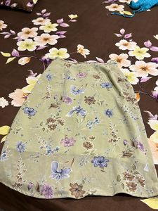 Floral Mid Length Skirt
