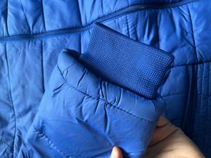 Blue  Jacket for winter With Cap