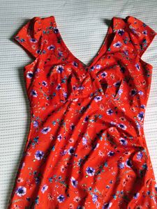 Floral Print Bodycon Dress