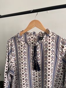 Printed Chiffon Top