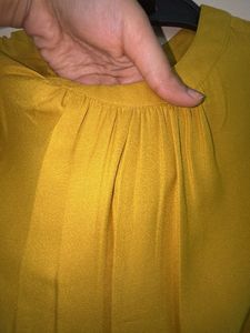 Mustard Sleeveless Top