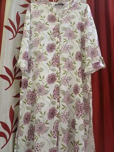 Floral Print Kurta