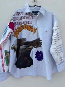 Ralph lauren patch work shirt