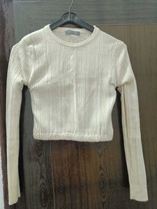 Ribbed Knit Crop Top