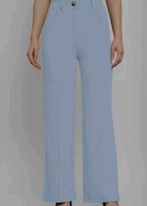 Blue Wide Leg Pants