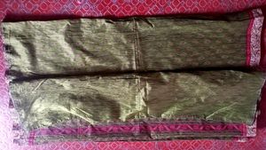 Green Paisley Print Fabric