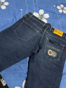 Dark Blue Denim Jeans