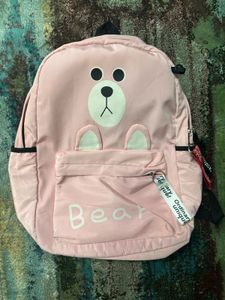 Cute Pink Bear Backpack