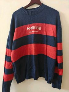 preloved Striped Knit Sweater
