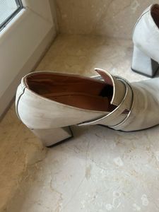 38 Size Comfortable Heel Sandals Criss Cross Desig