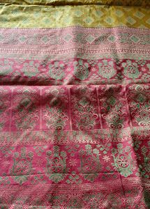 Yellow Patola Weave Pure Silk Saree