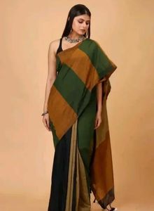 Pure khadi cotton Saree ❣️❣️