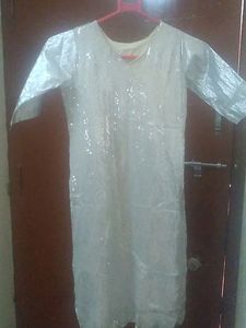 Sequins Straight Kurti For Small Size.