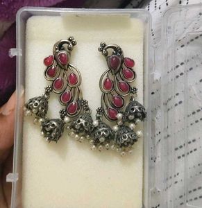 Peacock Earrings Design