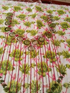 2 Cotton Suit Set With Dupatta