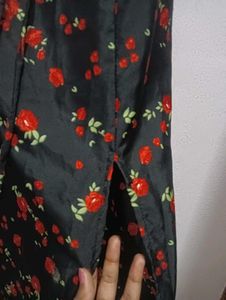 Floral Off-Shoulder Midi Dress