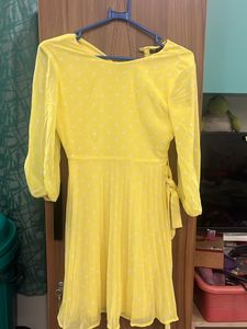 Cute Polka Dotted Mini Dress