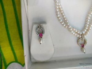 Real Pearl Jewellery Set 🦪