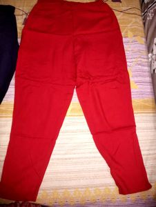 Blue And Red Trousers Combo