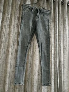 Black Grey Shaded Slim Skinny Pant For Women