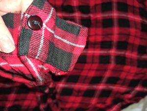 Red &amp; Black Plaid Shirt
