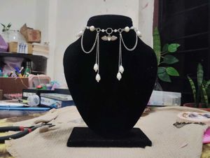 gothic style pearl necklace