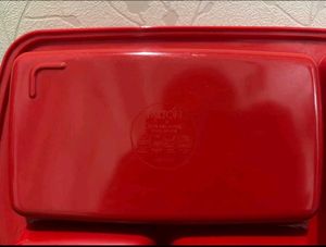 Milton Blue&amp;Red Melamine Divided Plate
