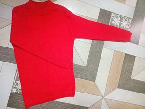 Red Turtleneck Sweater