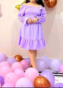 Tiered Long Sleeve Dress