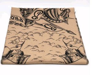 Burberry Wide Reversible Cashmere Scarf