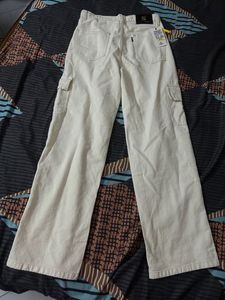 Beige Cargo Pant