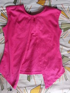 Pink Sleeveless Top
