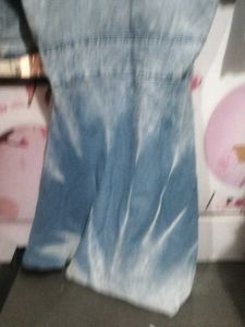 Denim Tie-Dye Mini Dress