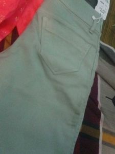 Light Green Women&#39;s Jeans