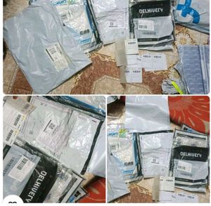 50 Shipping Bags+ 18 Labels+10 Cardboard Boxes