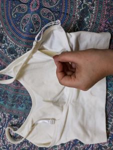 Comfy White Bralette Top