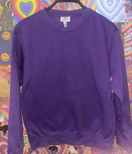 H&M Purple Sweatshirt In Brand New Condition