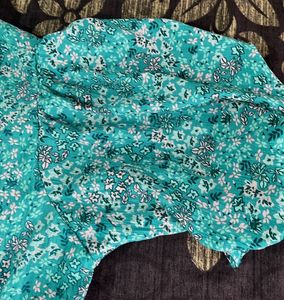 Floral Print Crop Top