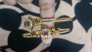 Elegant Gold-Tone Bangles