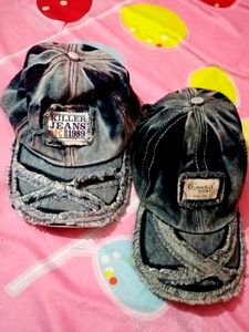 Jeans Shorts With Cap Combo Offer 🧢