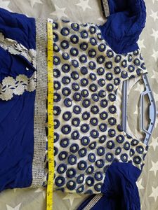 Elegant Blue Ethnic Dress