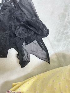 Black Lace Babydoll Lingerie