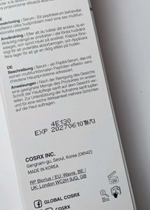 COSRX Peptide Skin Booster Serum