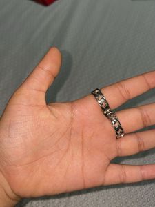 Ring and Fake magnetic septum piercing