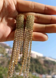 Stunning Rhinestone Dangle Earrings