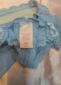 Baby Blue Lace Thong