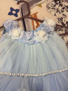 Cute Blue Party Dress