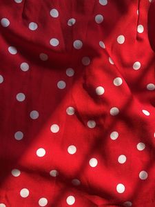 Red Dotted Dress