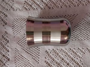 steel glass set of 4 New Without Tag