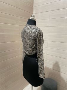 Shein Animal Print Crop Top